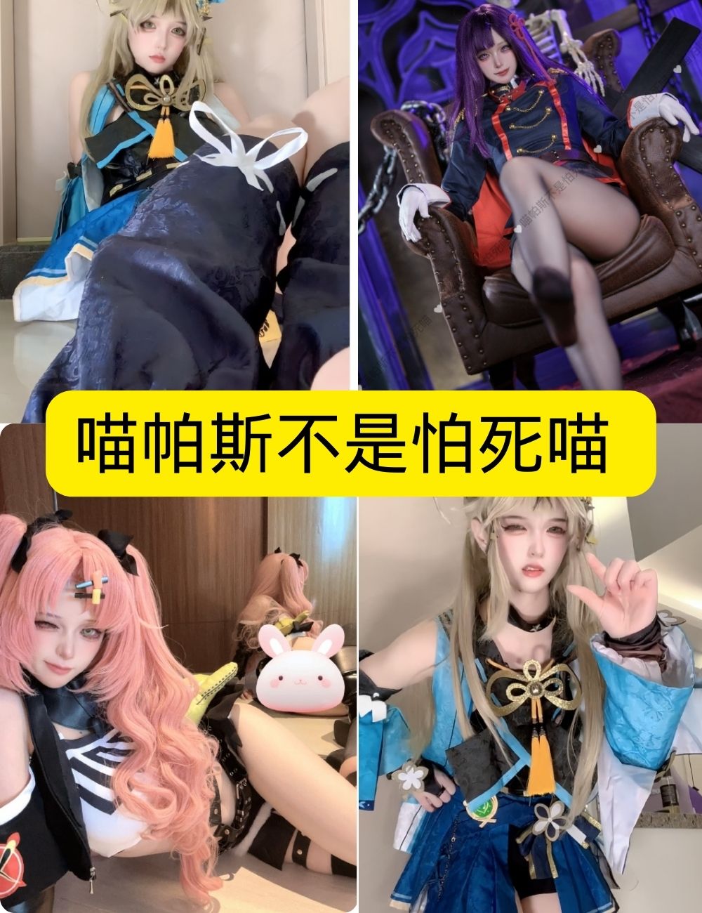 黑丝御姐 喵帕斯不是怕死喵 紧急企划写真图片以及视频合集下载